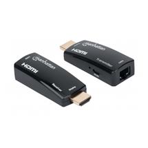 AV transmitter & receiver | Manhattan 1080p@60Hz Compact HDMI over Ethernet Extender Kit, Extends