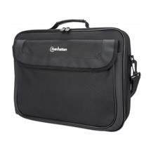 Manhattan Cambridge Laptop Bag 15.6", Clamshell Design, Black, LOW