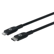 Manhattan Charge & Sync Lightning® Cable, USBC to Lighting, 1.8m, Male