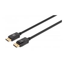 Manhattan DisplayPort 1.4 Cable, 8K@60hz, 1m, Braided Cable, Male to