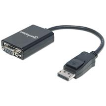 Manhattan DisplayPort to VGA HD15 Converter Cable, 15cm, Male to