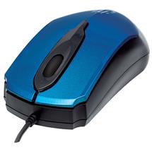 Manhattan Edge USB Wired Mouse, Blue, 1000dpi, USBA, Optical, Compact,