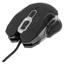 Manhattan Gaming USB Wired Mouse, Black, Adjustable DPI (800, 1200,