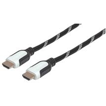 Manhattan HDMI Braided Cable with Ethernet, 4K@60Hz (Premium High