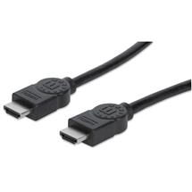 Manhattan Hdmi Cables | Manhattan HDMI Cable, 4K@30Hz (High Speed), 15m, Male to Male, Black,