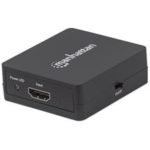 Manhattan HDMI Splitter 2Port , 1080p, Black, Displays output from x1