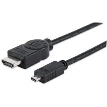 Manhattan HDMI to Micro HDMI Cable with Ethernet, 4K@30Hz (High