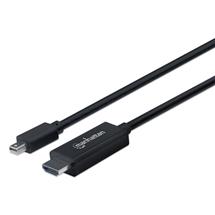 Manhattan Mini DisplayPort 1.1 to HDMI Cable, 1080p@60Hz, 1.8m, Male