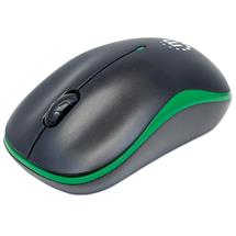 Top Brands | Manhattan Success Wireless Mouse, Black/Green, 1000dpi, 2.4Ghz (up to