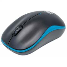Manhattan Success Wireless Mouse (Promo), Black/Blue, 1000dpi, 2.4Ghz