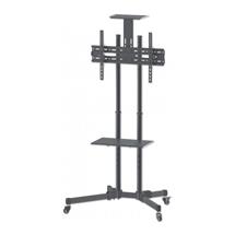 Portable flat panel floor stand | Manhattan TV & Monitor Mount, Trolley Stand, 1 screen, Screen Sizes: