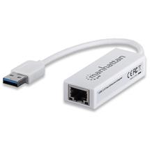 Manhattan USBA Fast Ethernet Adapter, 10/100 Mbps Network, 480 Mbps