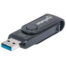 USB 3.0 (3.1 Gen 1) Type-A | Manhattan USBA Mini MultiCard Reader/Writer, 5 Gbps (USB 3.2 Gen1 aka