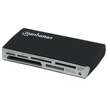 Manhattan USBA MultiCard Reader/Writer, 480 Mbps (USB 2.0), 60in1,
