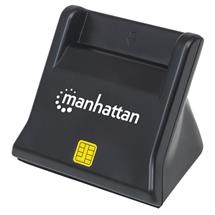Manhattan Smart Card Readers | Manhattan USBA Smart/SIM Card Reader, 480 Mbps (USB 2.0), Desktop