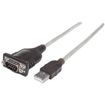 Manhattan Serial Cables | Manhattan USBA to Serial Converter cable, 1.8m, Male to Male,