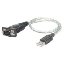 Manhattan USBA to Serial Converter cable, 45cm, Male to Male,
