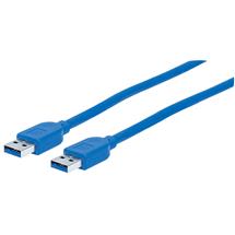 Manhattan Cables | Manhattan USBA to USBA Cable, 1.8m, Male to Male, 5 Gbps (USB 3.2 Gen1