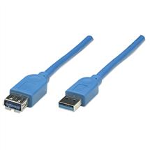 Manhattan USBA to USBA Extension Cable, 3m, Male to Female, 5 Gbps