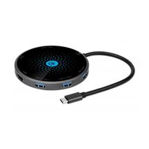 Manhattan USBC Dock/Hub with Card Reader and Wireless Charging Pad,