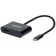 Manhattan USBC to DisplayPort 1.2 Cable and USBC (inc Power Delivery),
