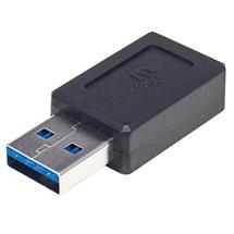 Manhattan USB-C to USB-A Adapter, Female to Male, 10 Gbps (USB 3.2 Gen2), Black, Polybag | Manhattan USBC to USBA Adapter, Female to Male, 10 Gbps (USB 3.2 Gen2
