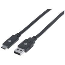 Manhattan Cables | Manhattan USBC to USBA Cable, 2m, Male to Male, 5 Gbps (USB 3.2 Gen1