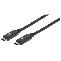 Manhattan Cables | Manhattan USBC to USBC Cable, 1m, Male to Male, Black, 10 Gbps (USB