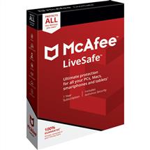 McAfee LiveSafe Antivirus security Base English 1 license(s) 1 year(s)