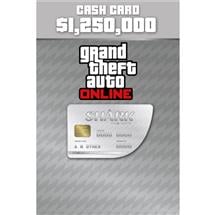 Microsoft Video Game Points | Microsoft Grand Theft Auto V Great White Shark Cash Card