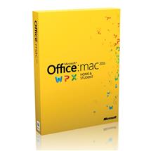 Microsoft Office Software | Microsoft Office for Mac Home & Student 2011 1 license(s) English