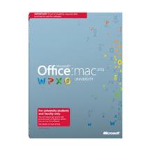 Microsoft Office Software | Microsoft Office Mac University 2011, SP1, DVD, Edu, 1u, ENG Education