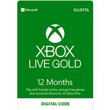 Microsoft XBOX Live Gold 12 Months Membership Card