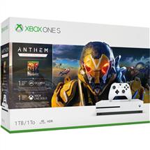 Microsoft Game Consoles | Microsoft Xbox One S + Anthem White 1000 GB Wi-Fi | Quzo