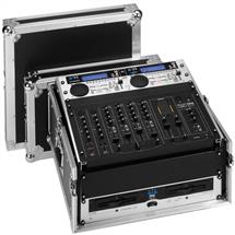 Stage Line  | Monacor MR-104DJ DJ mixer Hard case Aluminium Black
