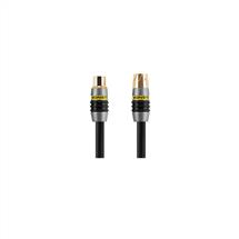 Monster 140316-00 coaxial cable 3 m PAL Black, Gray