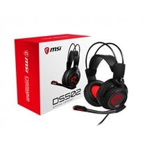 Gaming Headset PC | MSI DS502 7.1 Virtual Surround Sound Gaming Headset 'Black with