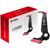 MSI HS01 Gaming Headset Stand "Black with Red, Solid Metal Design, non