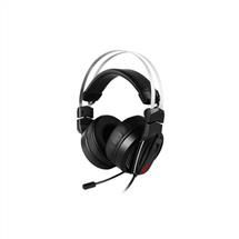 Gaming Headset PC | MSI Immerse GH60 Headset Wired Head-band Gaming Black, Red