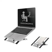Neomounts foldable laptop stand, Notebook arm shelf, Silver, 25.4 cm