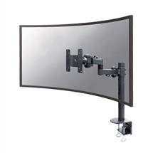 Neomounts desk monitor arm for curved screens, Clamp, 20 kg, 25.4 cm