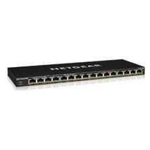 16 Port Gigabit Switch | Netgear GS316P Unmanaged Gigabit Ethernet (10/100/1000) Black Power
