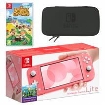 Nintendo Switch Lite (Coral) Animal Crossing: New Horizons Pack + NSO