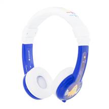 onanoff BuddyPhones Explore Foldable Headset Wired Headband Blue,