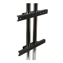 Wall Mount Support for Dual Pole (Black) | Quzo UK