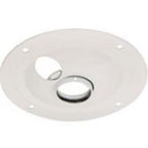 Round Structural Ceiling Plate - White | Quzo UK