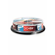 Philips DVD+RW DW4S4B10F/10. Native capacity: 4.7 GB, Recording time: