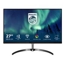 Philips QHD LCD Monitor with Ultra Wide-Color 276E8FJAB/00 | 27&quot; Black LCD MonitorQuad Speakers VGA DisplayPort HDMI