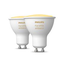 Philips Hue 2-pack GU10 | Philips Hue White ambience 2-pack GU10 | Quzo UK