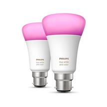 Hue Bt - White And Colour Ambiance B22 Twin Pack | Quzo UK